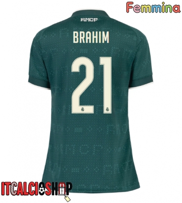 Real Madrid Brahim Diaz #21 Seconda Maglia Femmina 2026-27 Manica Corta
